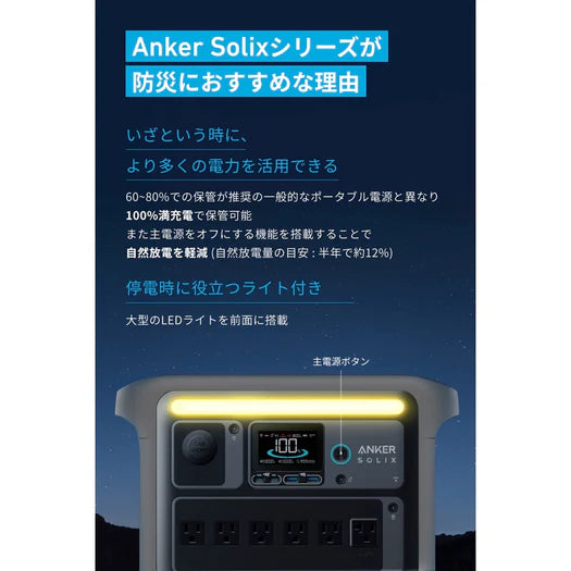 Anker Solix C1000の防災におすすめな理由