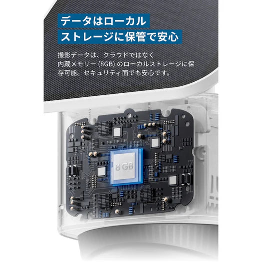ローカル8GBメモリに保存可能